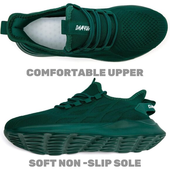 Brand New Women Dark Green Ethylene Vinyl Acetate ZMBCYG Running Sneakers - Picture 3 of 9